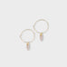 Berklee Earrings, Rose Quartz