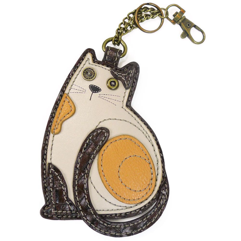 Cat Keychain with Zip