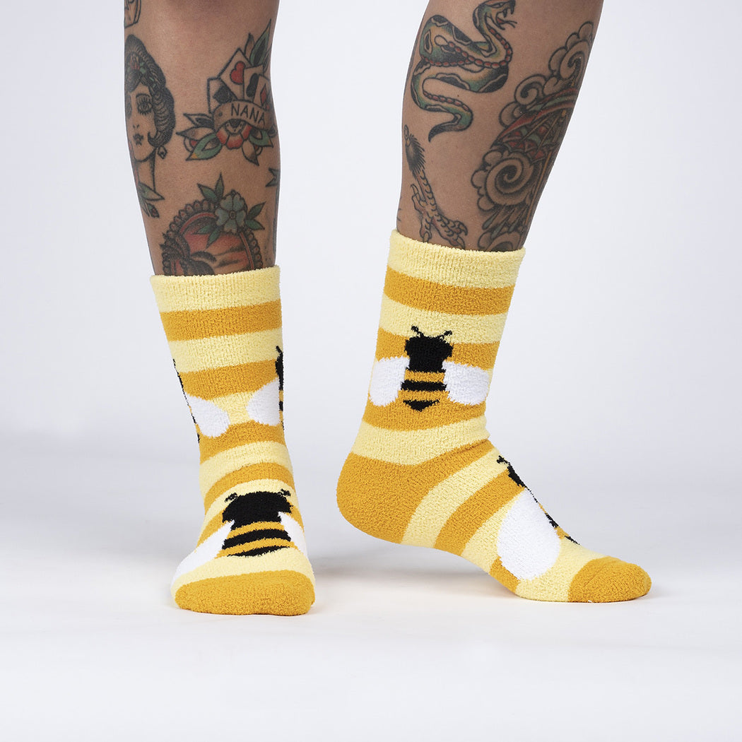 Slipper Sock: Bee Cozy