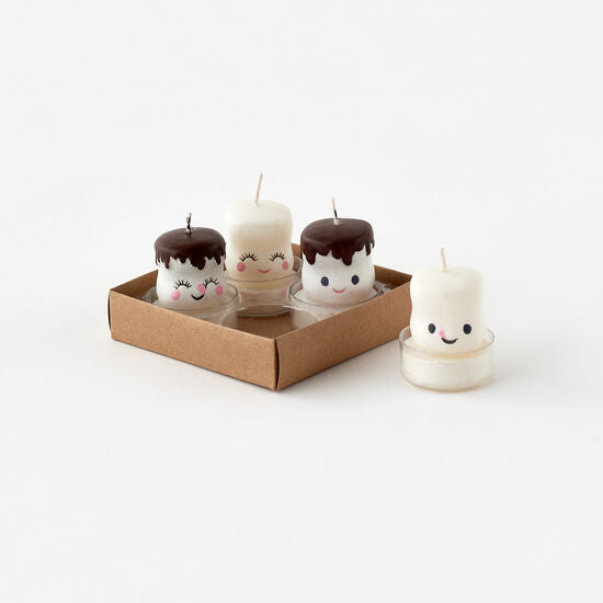 Marshmallow Tealight Candle Set