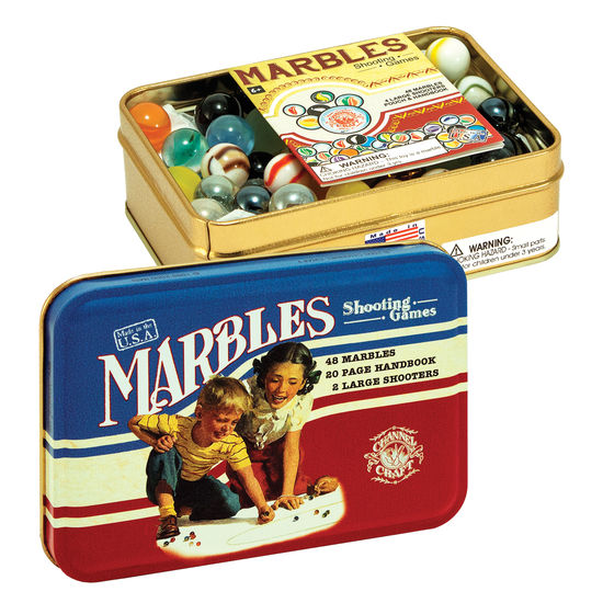 Toy Tin Marbles