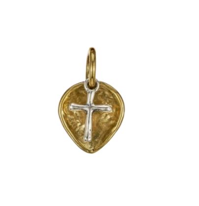 lotus cross charm