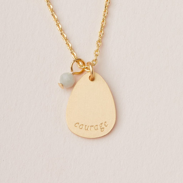 Intention Neck Amazonite/Gold