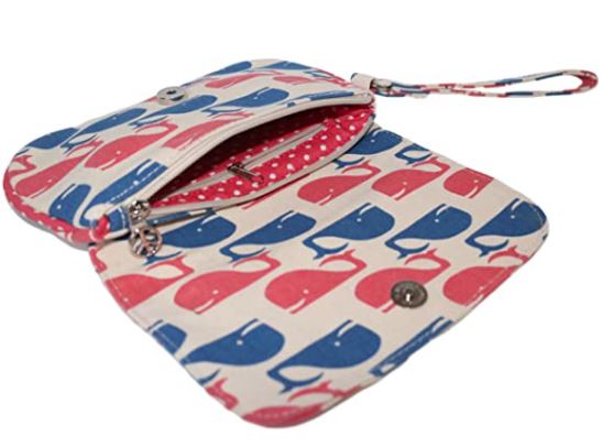 Large Wristlet Whale Print