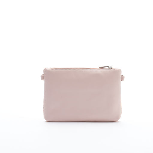 Nicole Pouch Small - Rose Metallic / Cork - Across The Way