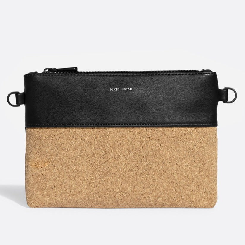 Nicole Pouch Small - Black /  Cork